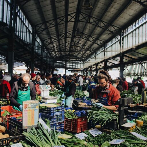 people inside a market